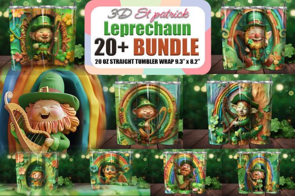 Bringing St. Patrick's Day to Life with the Leprechaun Play Harp 3D Tumbler Wrap
