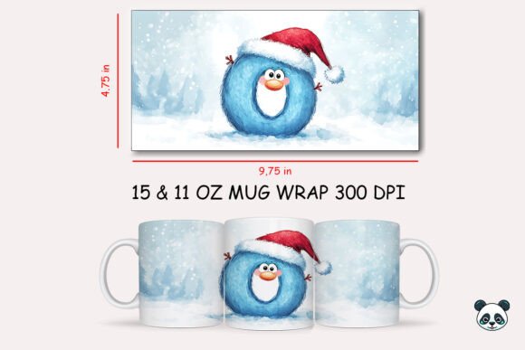 Christmas Baby Letter D Mug Wrap 20: A Guide to Custom Sublimation Designs