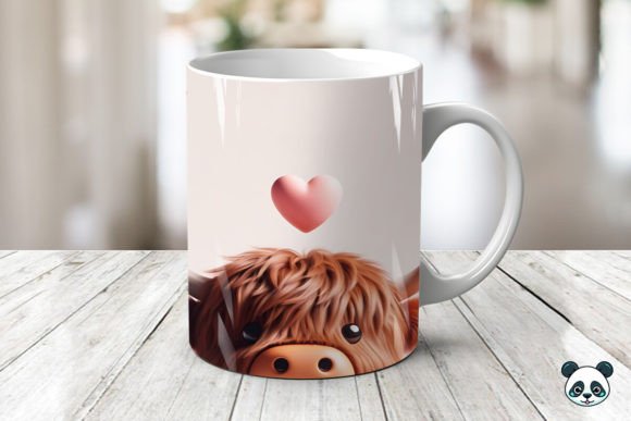 Crafting with the Peek a Boo Highland Cow 3D Mug Wrap: A Guide to Modern Sublimation Design