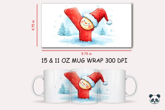 Creating Festive Keepsakes with the Christmas Baby Letter D Mug Wrap 31