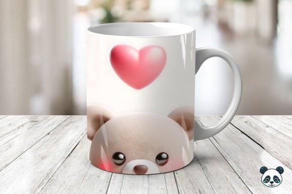 Creating Heartfelt Gifts with the Peek a Boo Teddy Bear Valentine Mug Wrap
