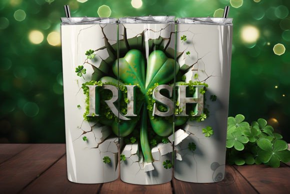 Evaluating the St. Patrick Day IRISH 3D Tumbler Wrap for Sublimation Projects