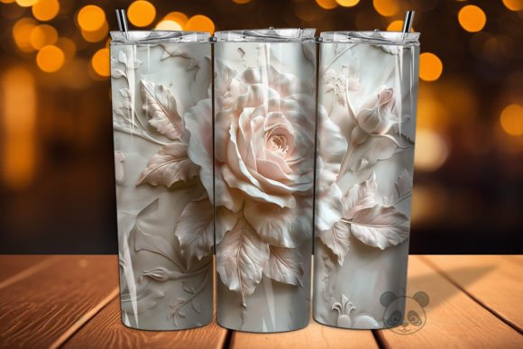 Integrating Rose 3D Tumbler Wrap Designs into Your Sublimation Workflow