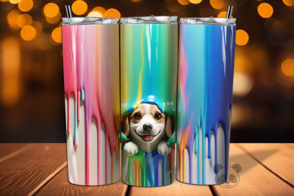 Mastering the Colorful 3D Dog Tumbler Wrap Sublimation for Stunning Custom Mugs
