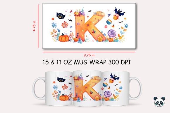 Mastering the Halloween Letter K Mug Wrap Sublimation 1 for Professional Customization