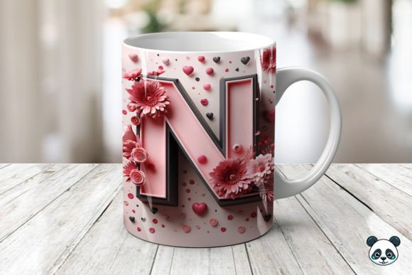 Mastering the Letter N 3D Valentine Mug Wrap for Professional Sublimation Workflows