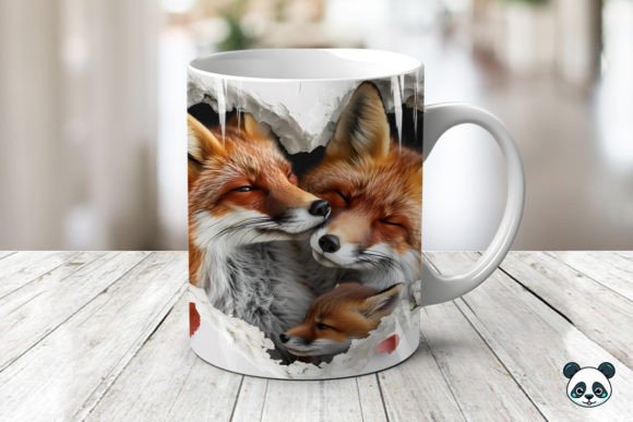 Mastering the Mom Baby Foxes 3D Mug Wrap for Professional Sublimation Results