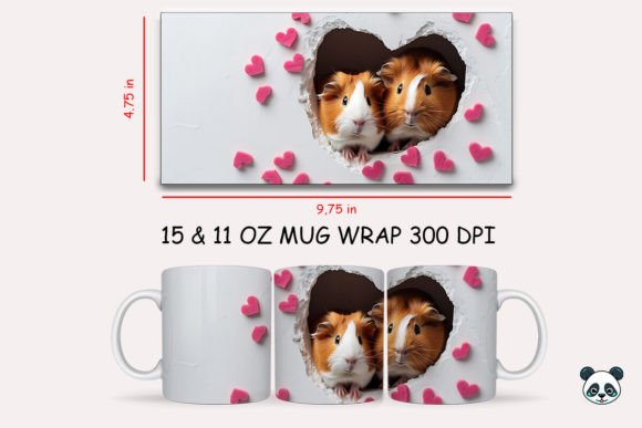 Mastering the Mom Baby Guinea Pigs 3D Mug Wrap for Professional Sublimation Workflows