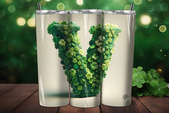 Mastering the St. Shamrock Letter V 3D Tumbler Wrap for Custom Sublimation