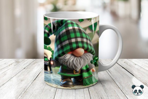 St. Patrick Gnome Beer 3D Mug Wrap