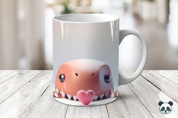 Strategic Branding with the Peek a Boo T-Rex 3D Valentine Mug Wrap